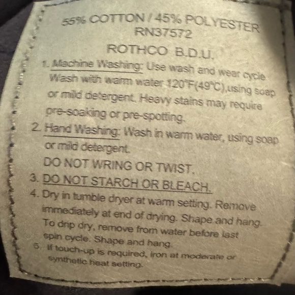 Rothco NEW Red Camo Tactical BDU Pants Camping EMS Army Pants Men’s Size Small - Picture 13 of 13